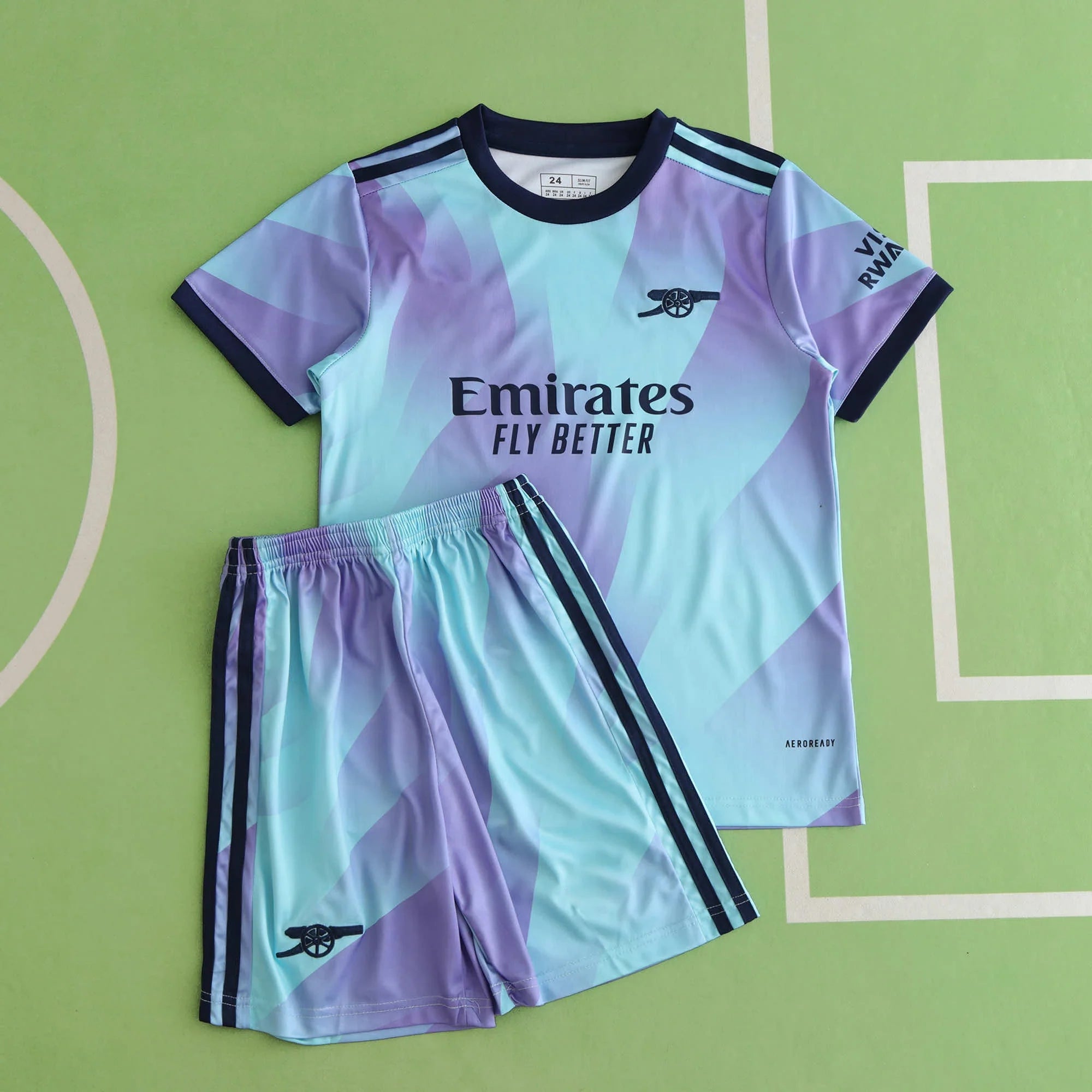 Arsenal F.C. Third Kids Kit 24/25 Season