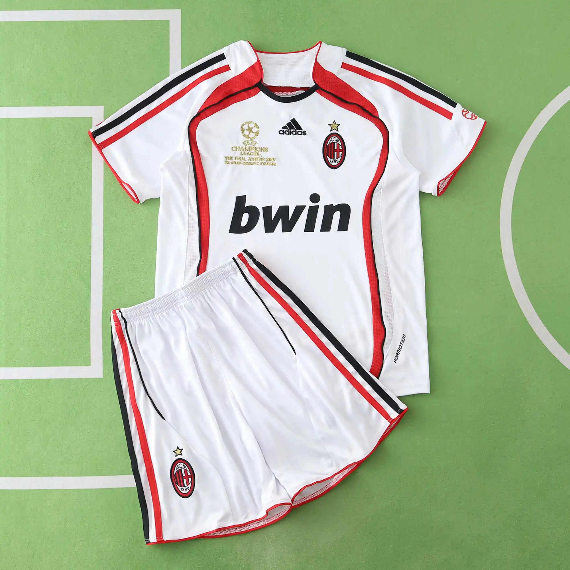 A.C. Milan Away Retro Kids Kit 06/07 Season
